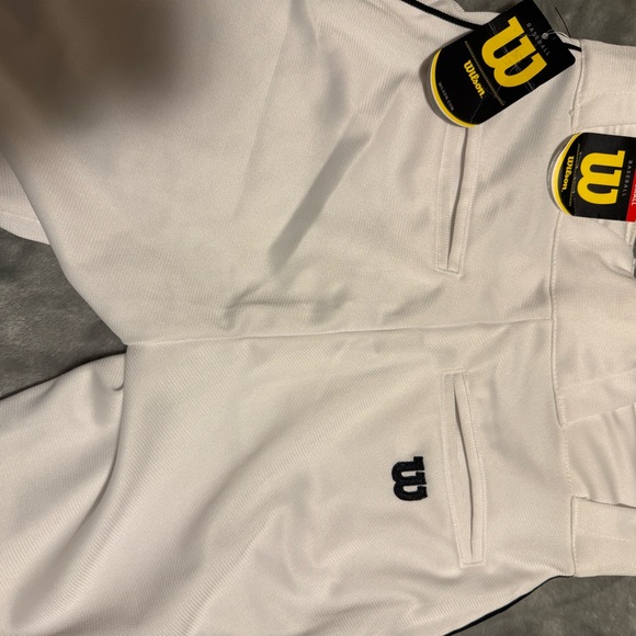 Wilson Baseball Softball Pants Elastic White Adult Small NWT - Picture 2 of 6
